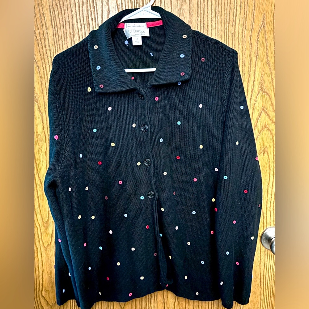 Thrifted CJ Banks sweater size 1X